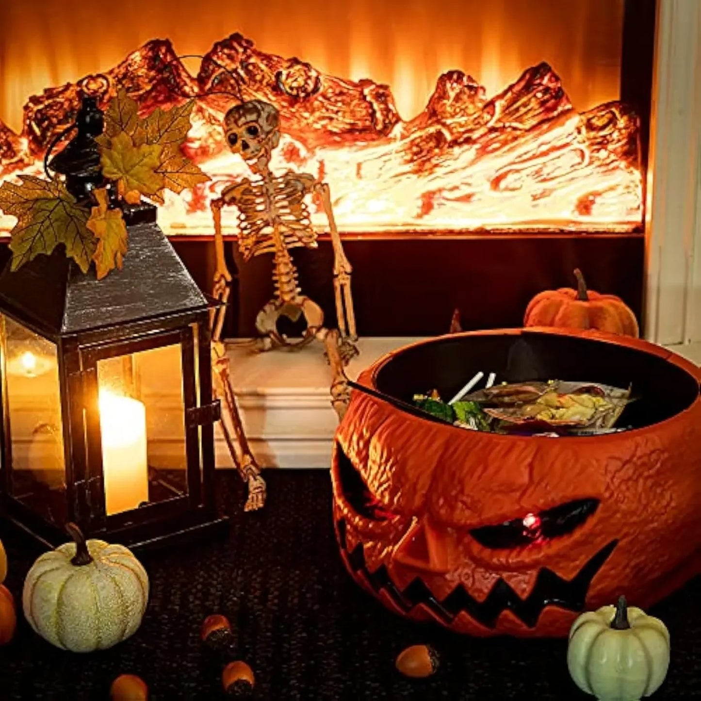 Halloween Pumpkin Candy Bowl Dish