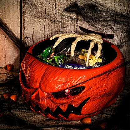 Halloween Pumpkin Candy Bowl Dish