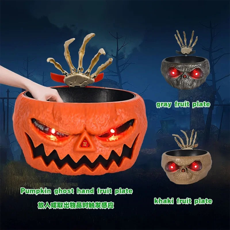 Halloween Pumpkin Candy Bowl Dish